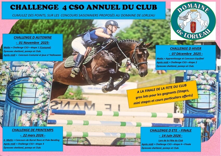 CHALLENGE CSO TRIMESTRIEL DU DDL