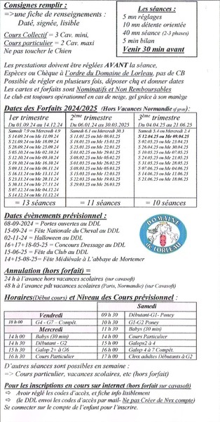 PAGE 2 TARIFS